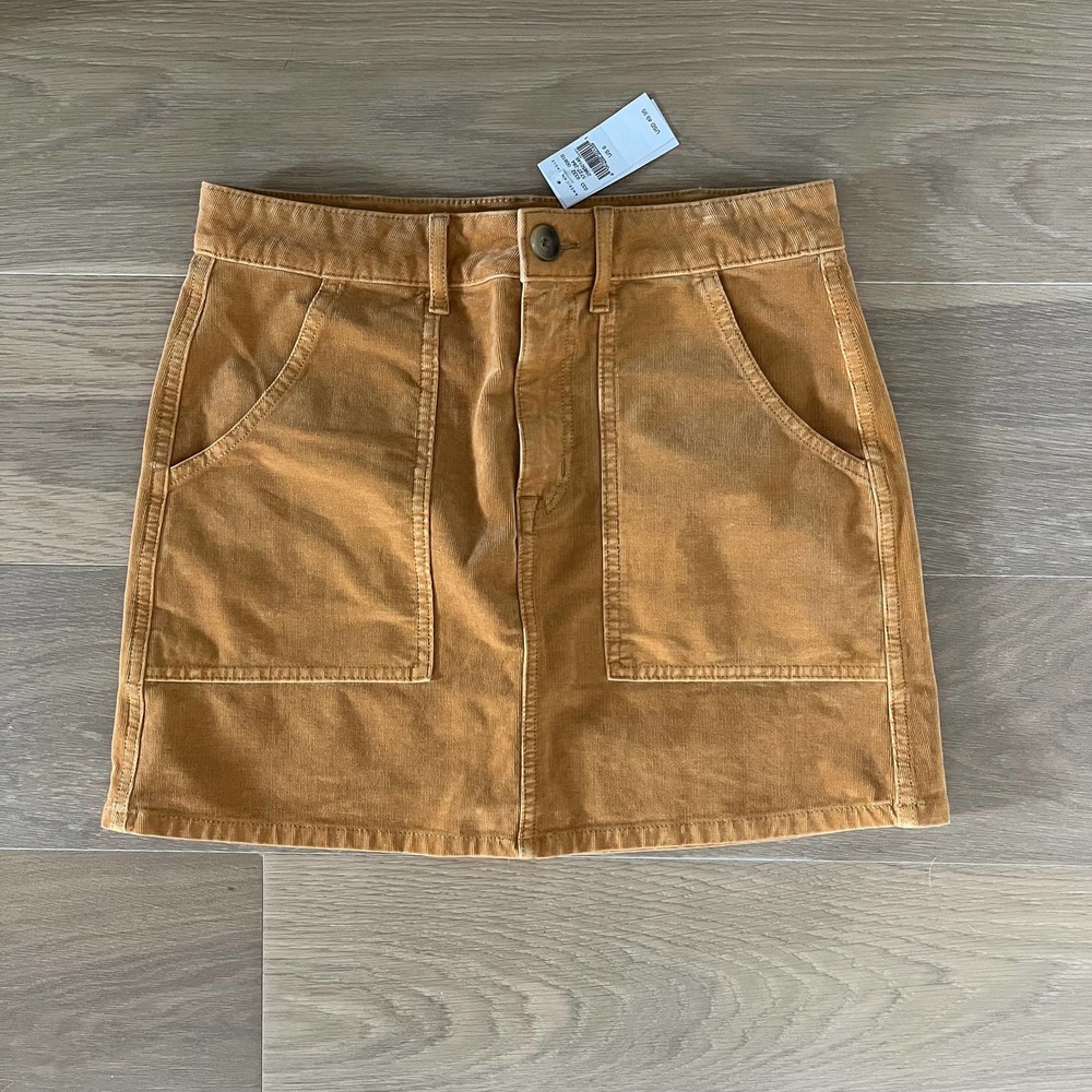 American Eagle Outfitters Tan/yellow Mini Skirt